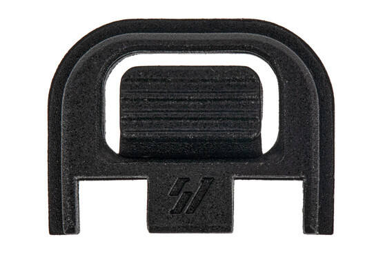 Strike Industries PolyFlex Glock slide cover back plate features an integrated button